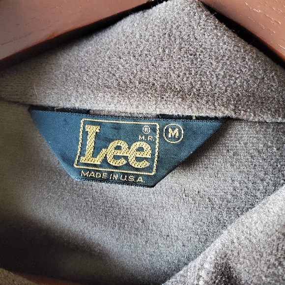 Vintage Lee Velour Sweater M Brown - Picture 6 of 9